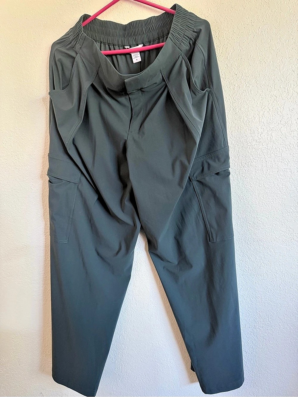 Athleta Pinnacle High Rise Cargo Trouser Green Size 8